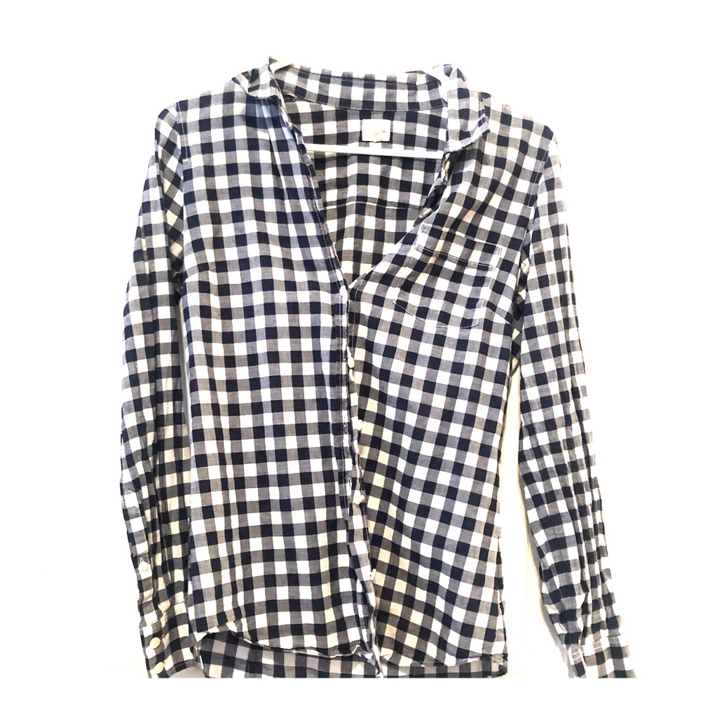 Navy Buffalo Plaid JCREW shirt
